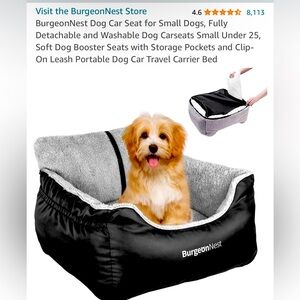 Burgeon Nest Dog car seat for small dogs